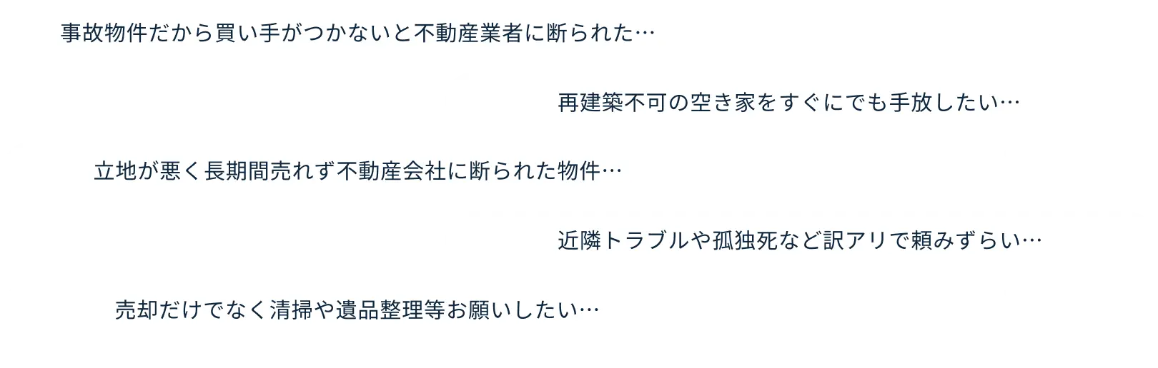 不動産業者に断られた…